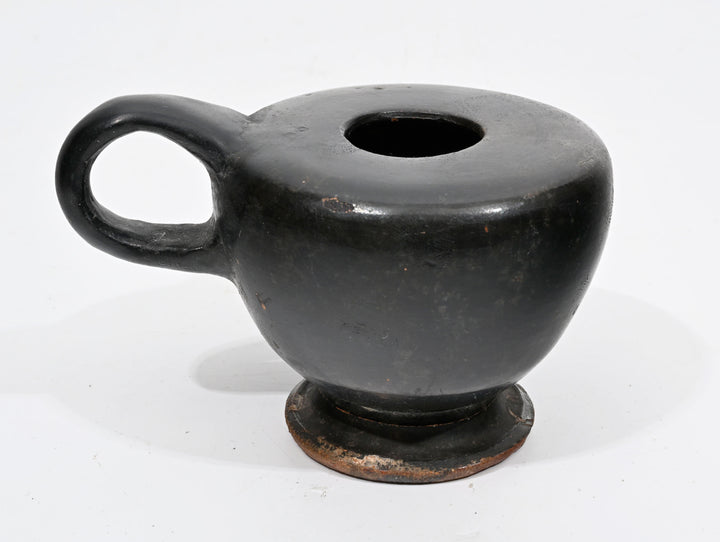 Attic Black Glaze Pottery Baby Feeder Guttos
