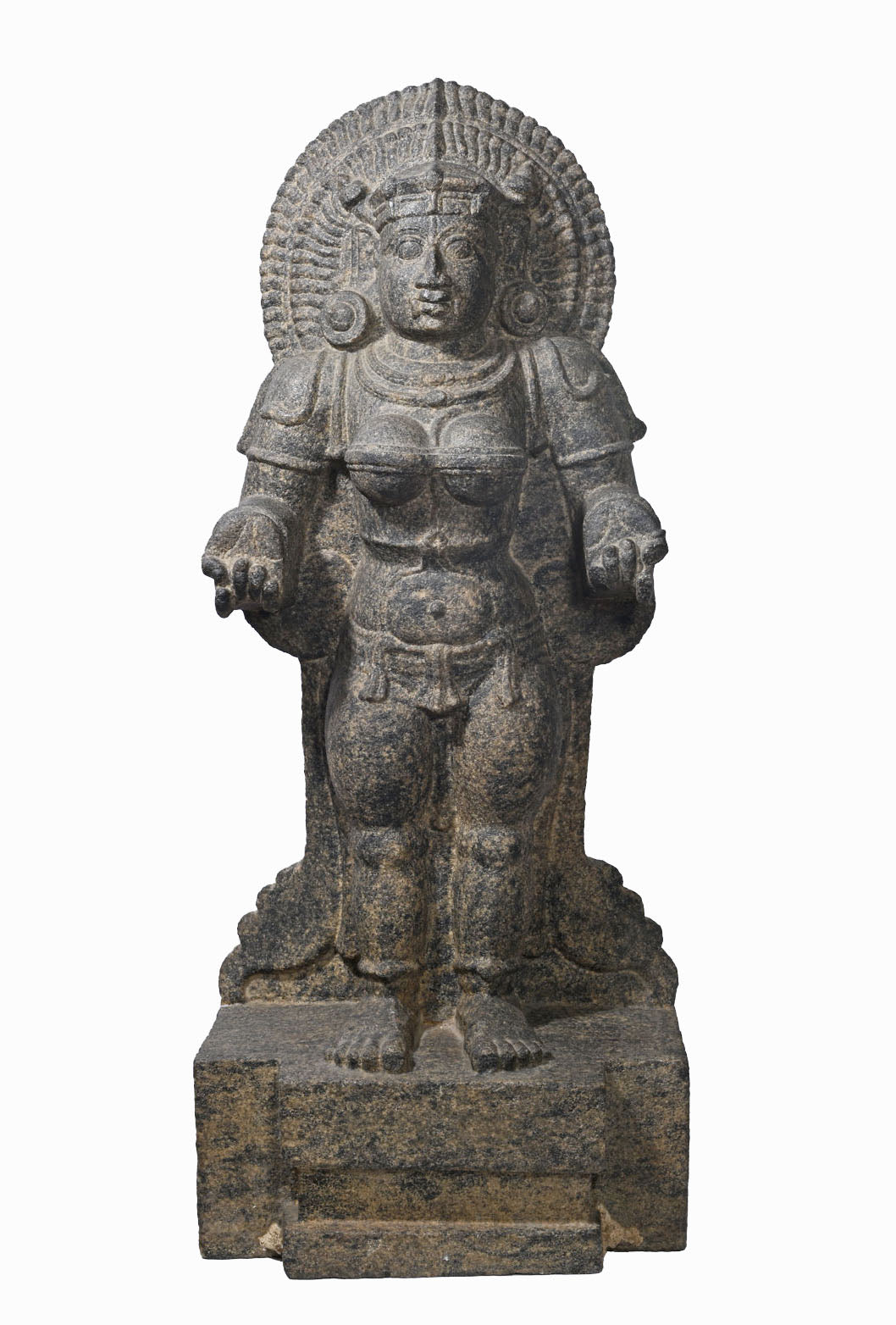 South Indian Granite Figure of Kali