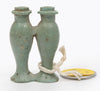 Egyptian Turquouse Faience Amuletic Double Kohl Container