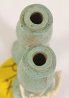 Egyptian Turquouse Faience Amuletic Double Kohl Container