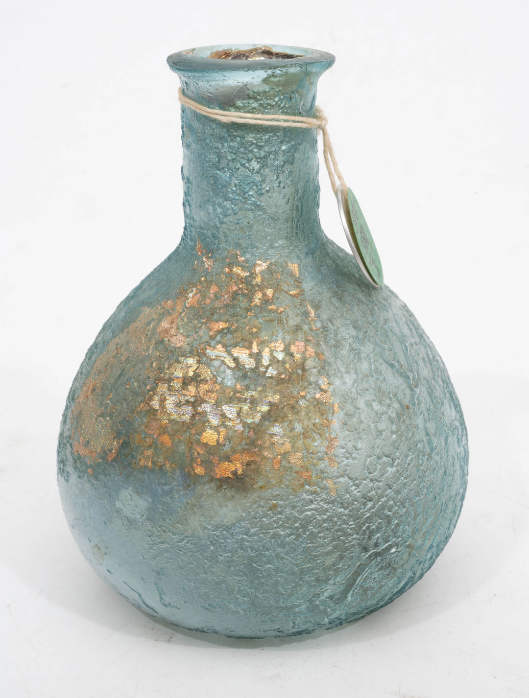Roman Blue Glass Unguent  Cosmetic Bottle
