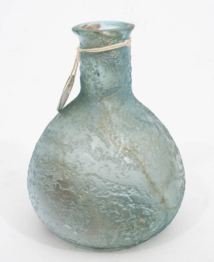 Roman Blue Glass Unguent  Cosmetic Bottle