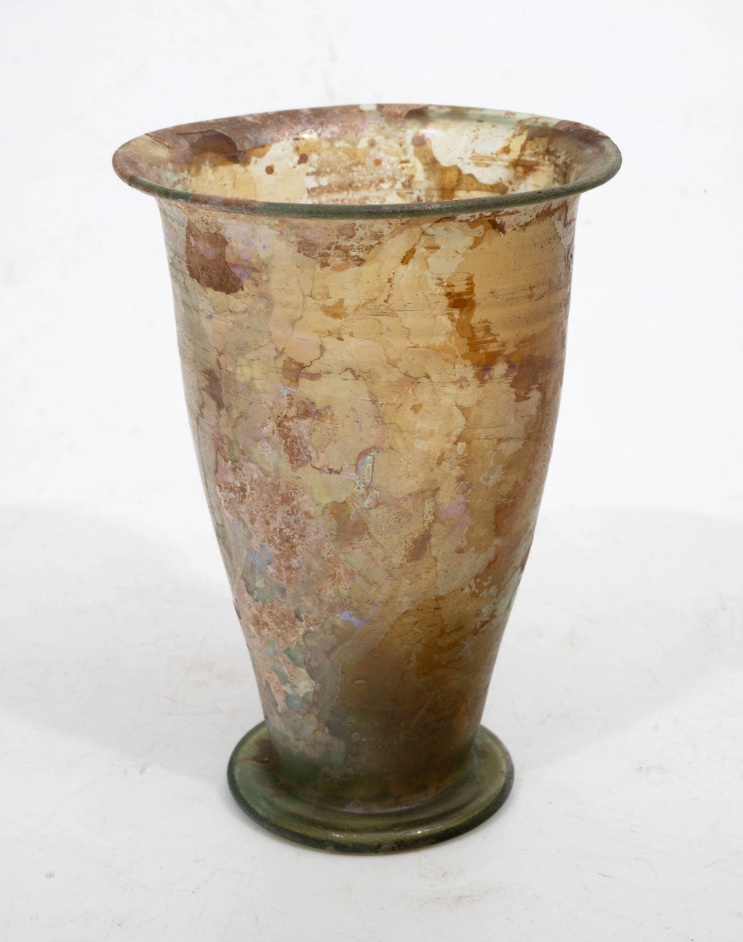 Roman Green Glass Conical Beaker