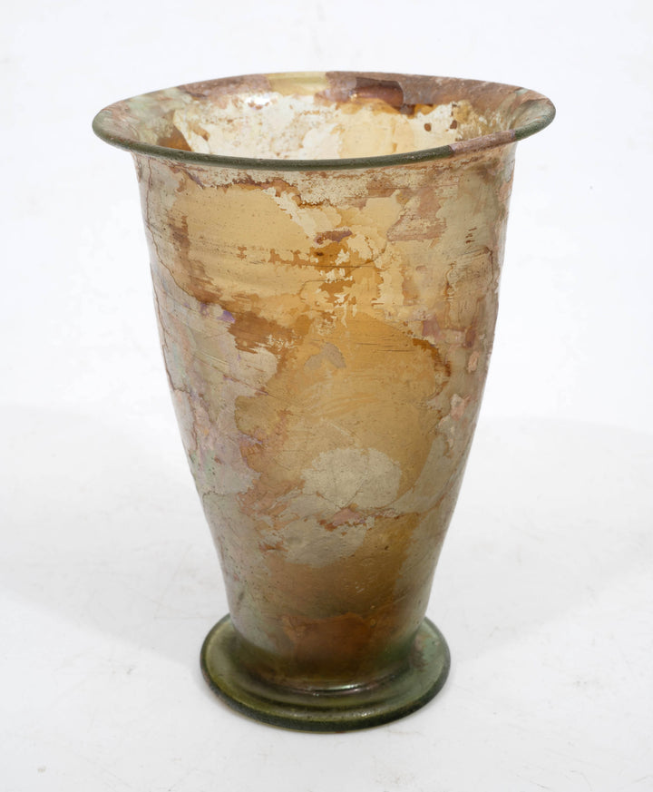 Roman Green Glass Conical Beaker