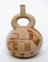Moche Stirrup-Spout Vessel with Slithering Serpent