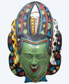 Guro Wood Polychrome Painted Zamble (Zamblé) Mask