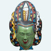 Guro Wood Polychrome Painted Zamble (Zamblé) Mask