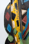Guro Wood Polychrome Painted Zamble (Zamblé) Mask
