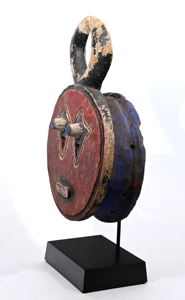 Baule Wood Goli Kple Kple Mask