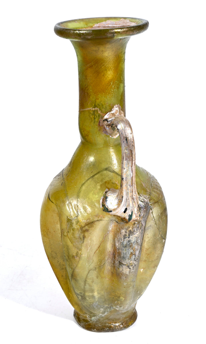 Roman green Glass Amphoriskos