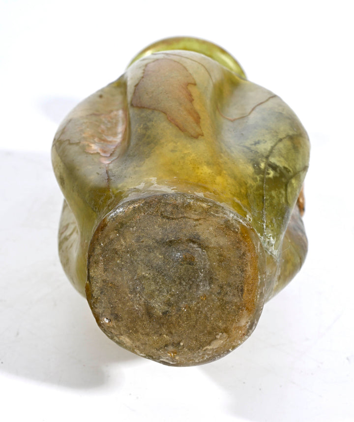 Roman green Glass Amphoriskos