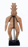 Colima Standing Male Figure with Horned Headdress