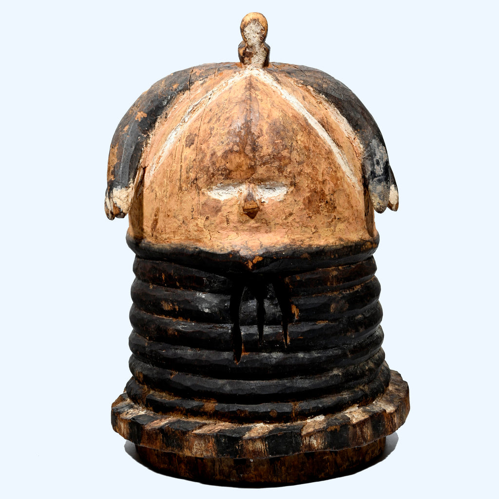 African Mende Sande Gonde Helmet Mask