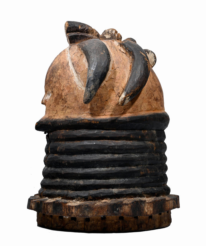 African Mende Sande Gonde Helmet Mask