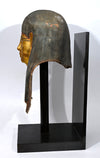 Egyptian Polychrome Gilt Cartonnage Mask