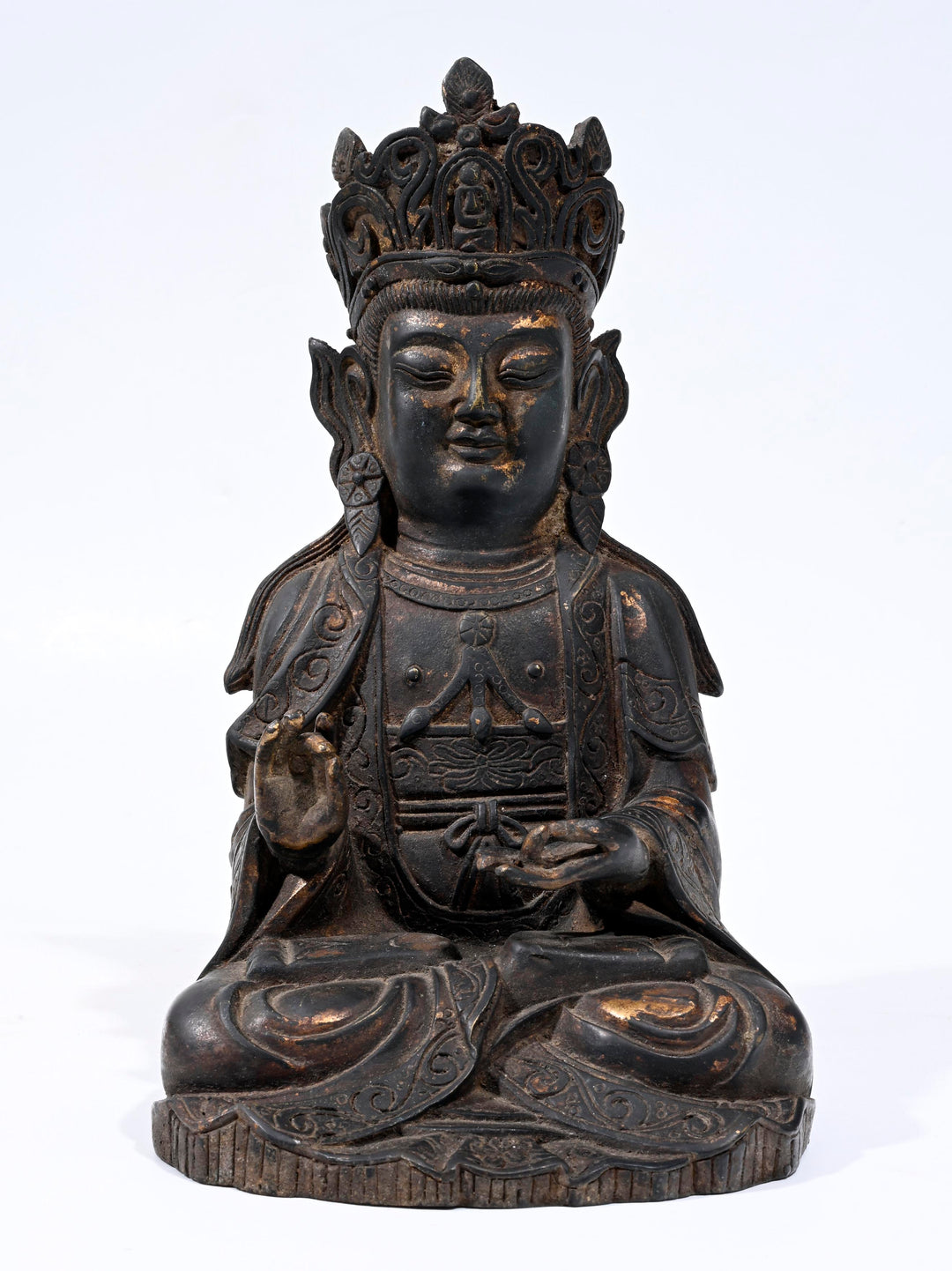 Chinese Ming Dynasty Bronze Seated Buddha