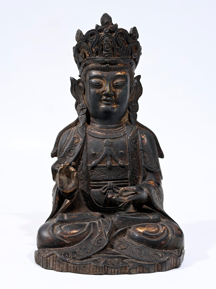 Chinese Ming Dynasty Bronze Seated Buddha