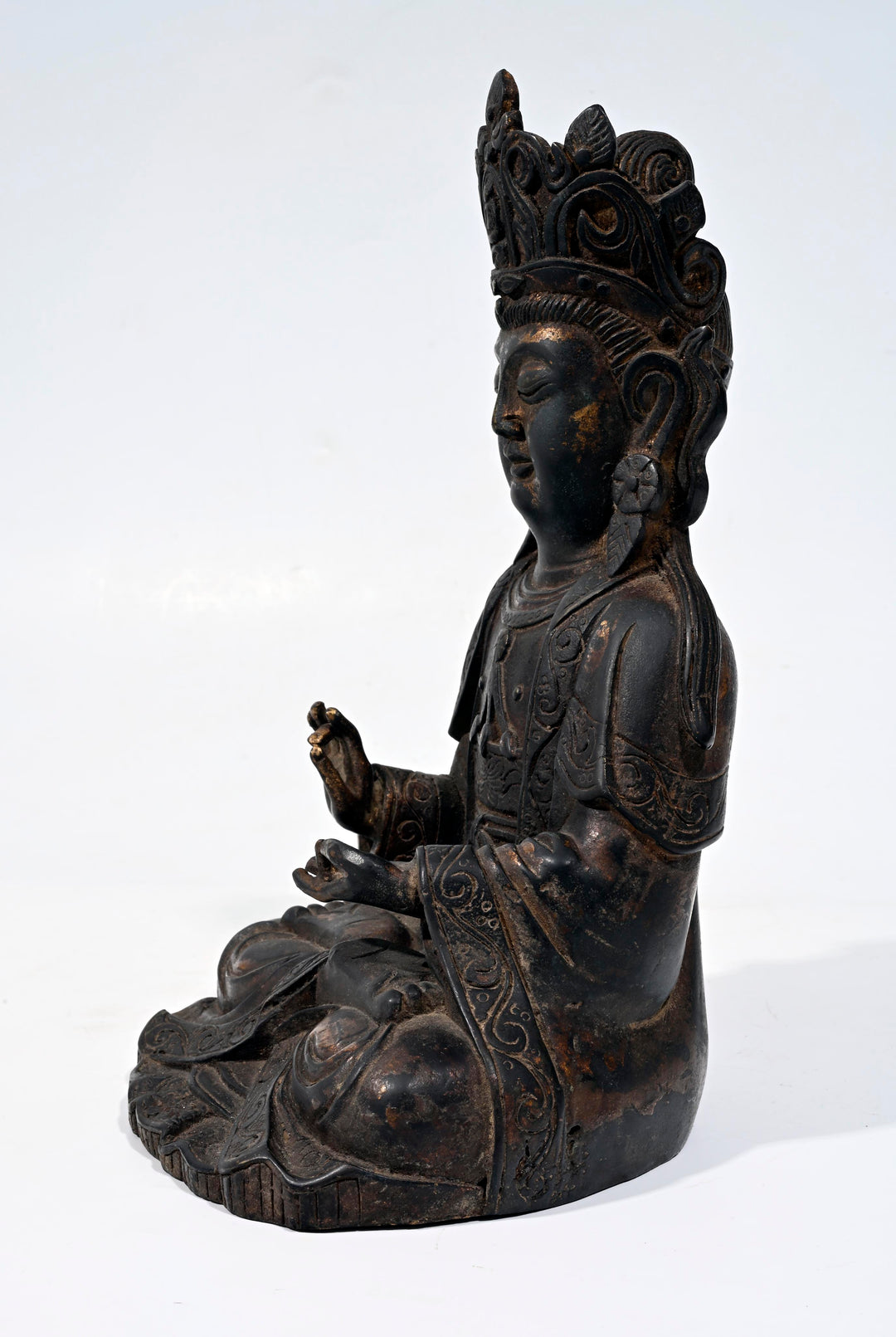 Chinese Ming Dynasty Bronze Seated Buddha