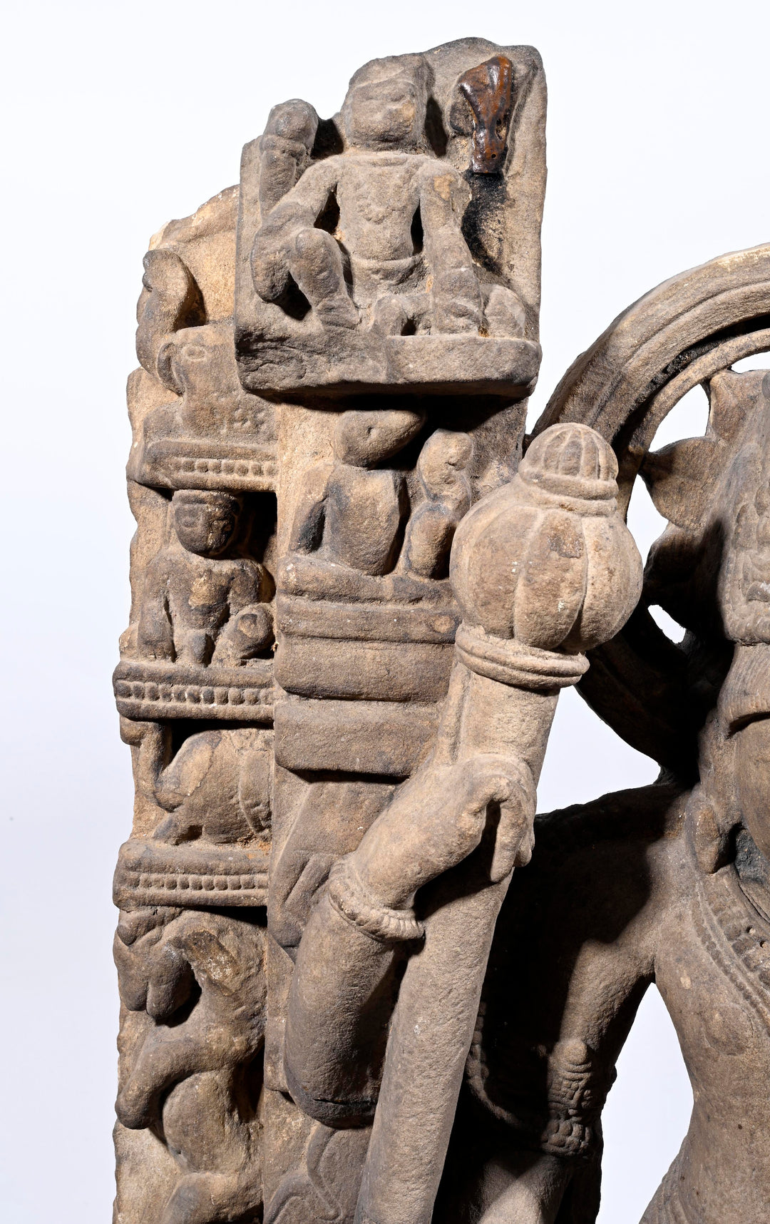 Indian Sandstone Stele of Vishnu