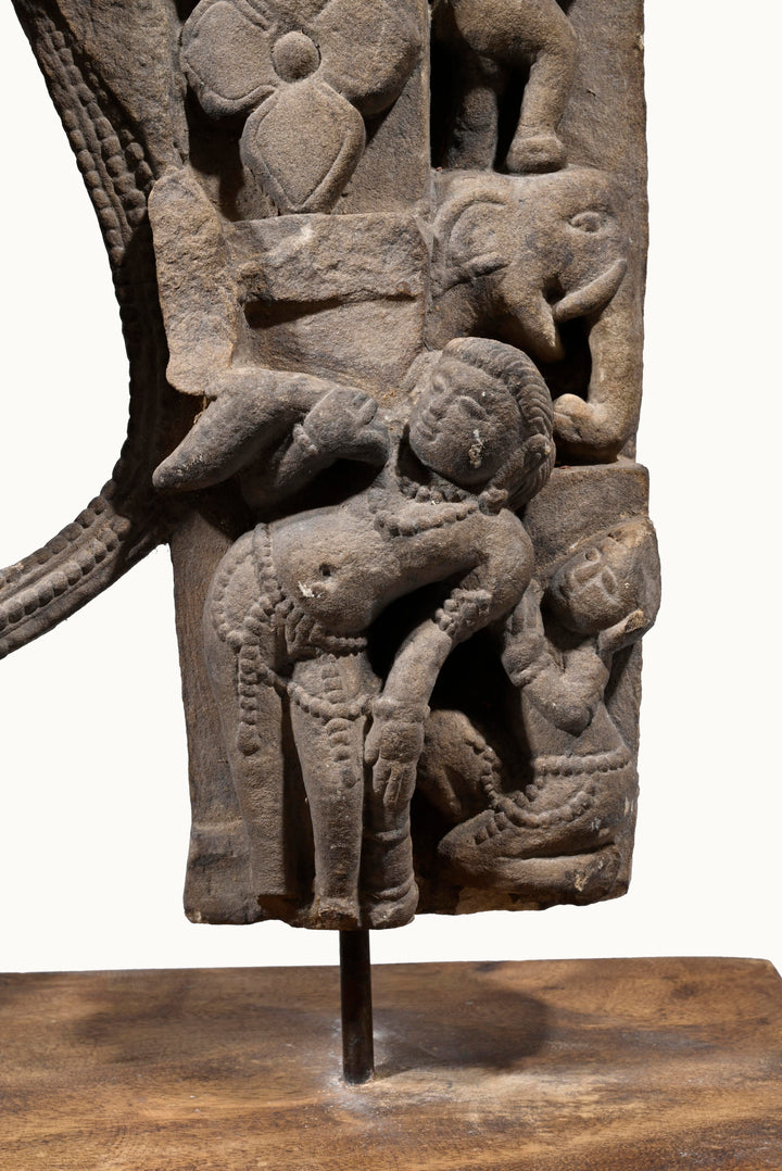 Indian Sandstone Stele of Vishnu