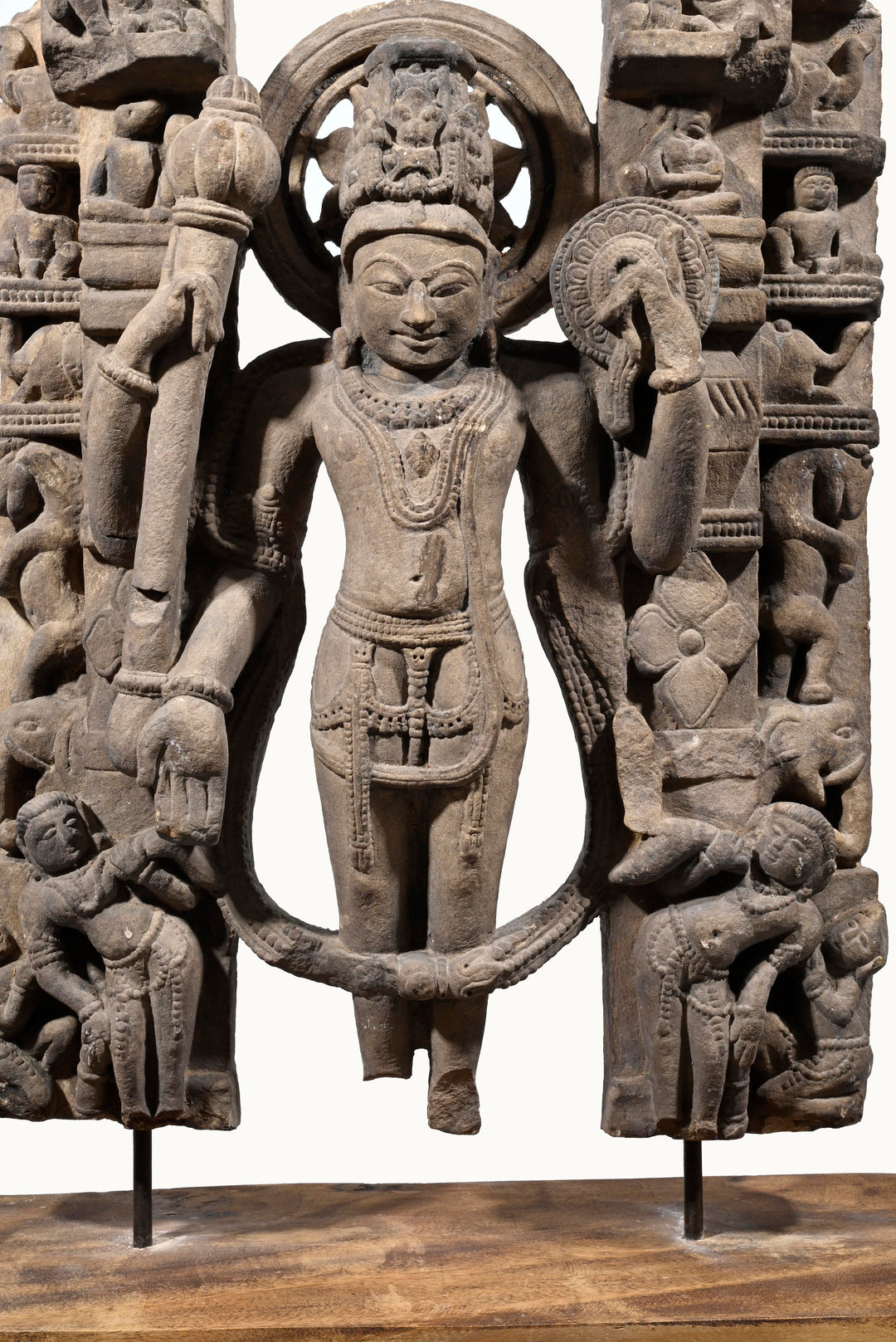 Indian Sandstone Stele of Vishnu