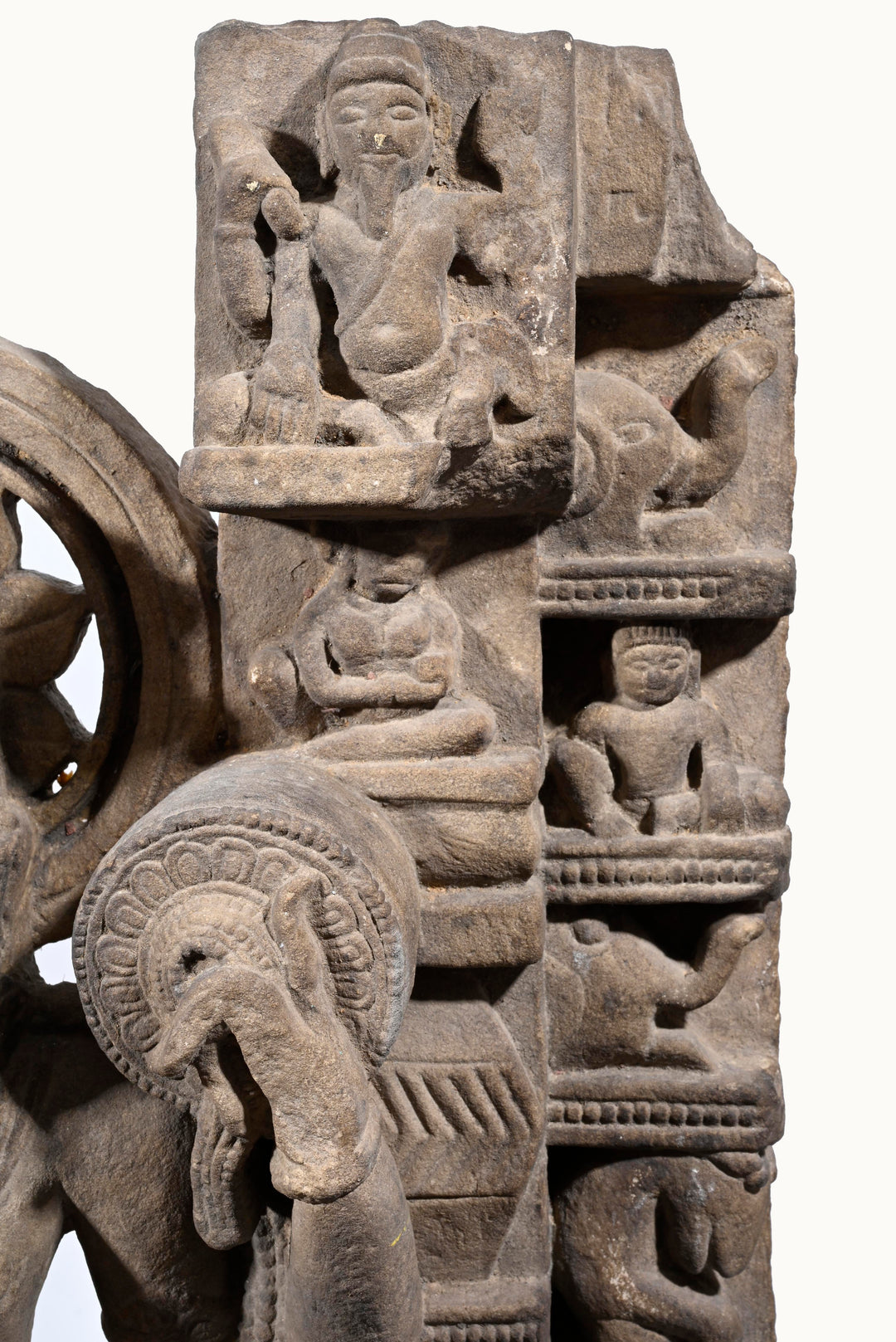 Indian Sandstone Stele of Vishnu