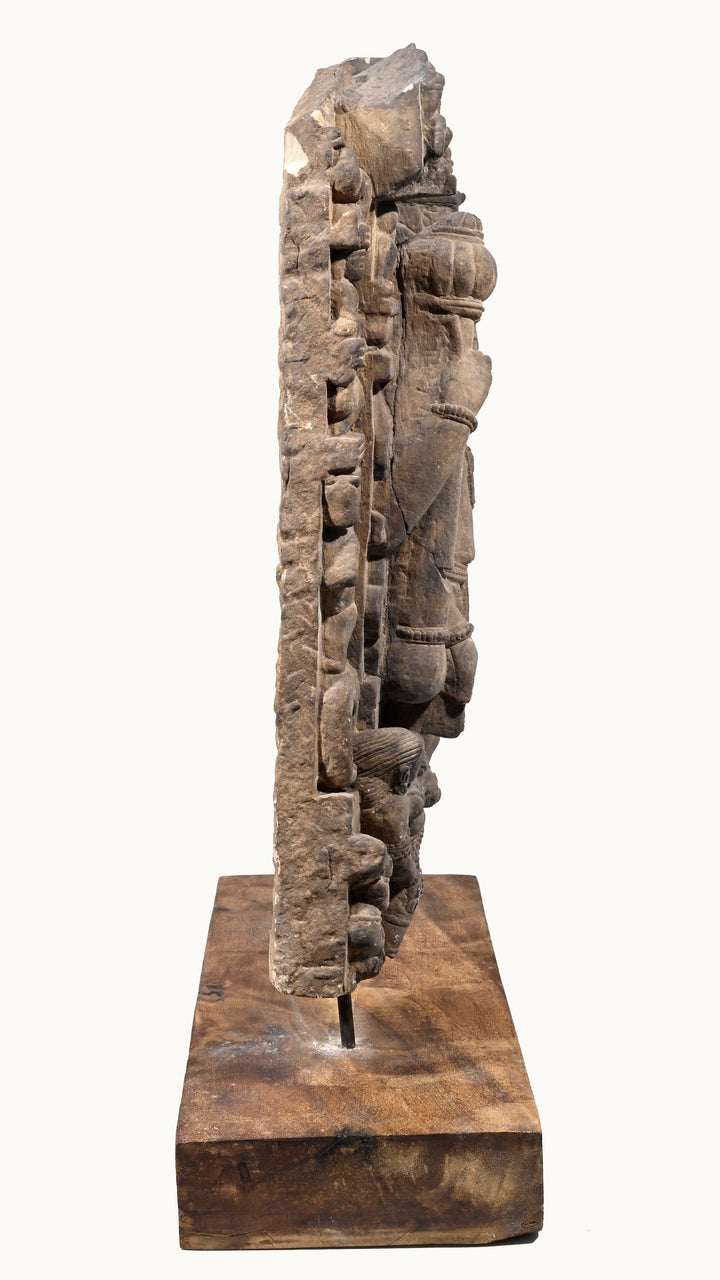 Indian Sandstone Stele of Vishnu