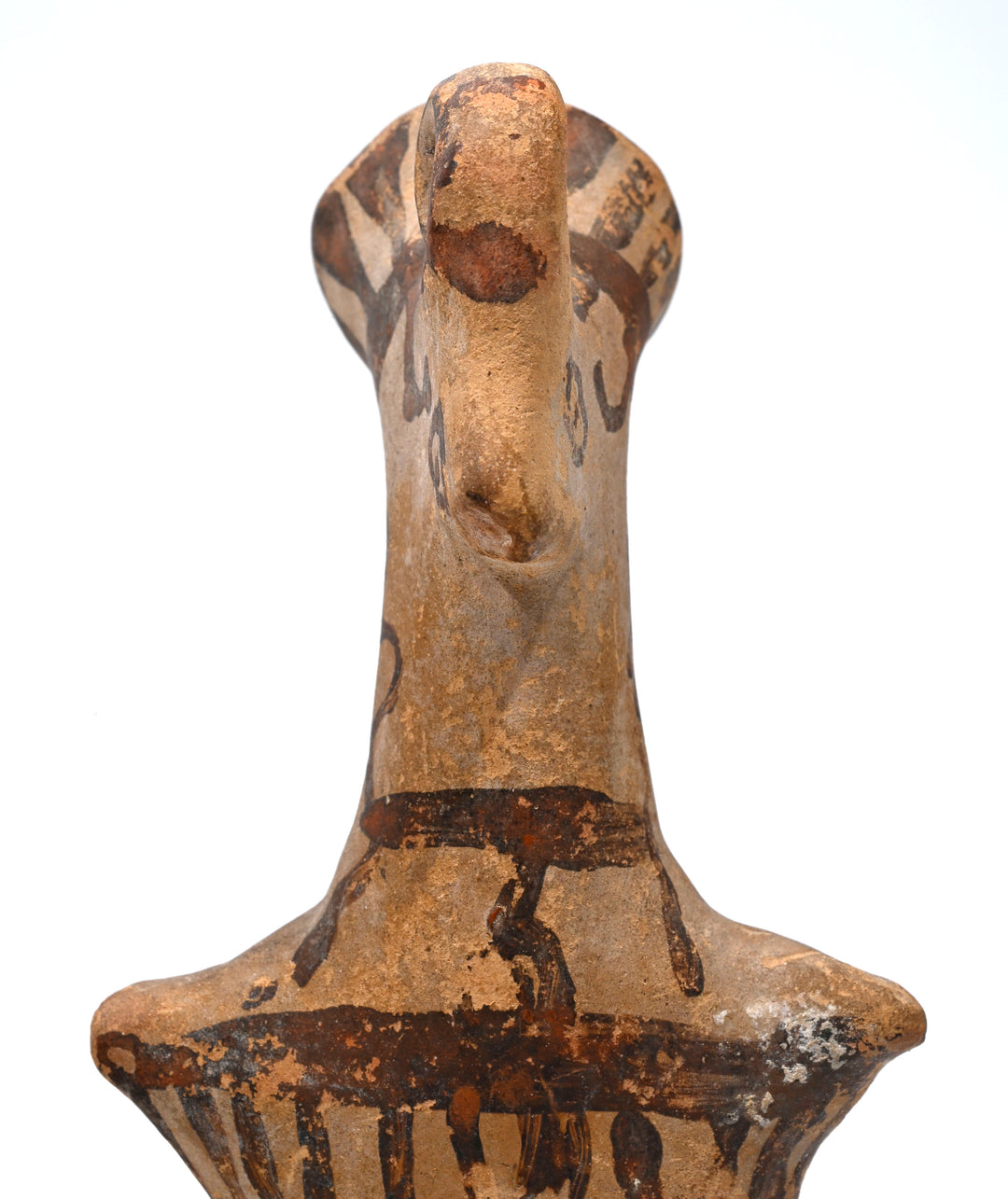 Greek Boeotian Terracotta Papades Plank Idol