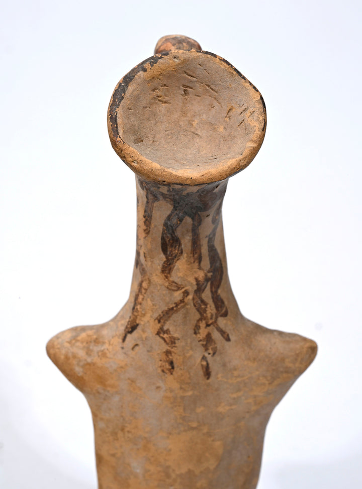 Greek Boeotian Terracotta Papades Plank Idol