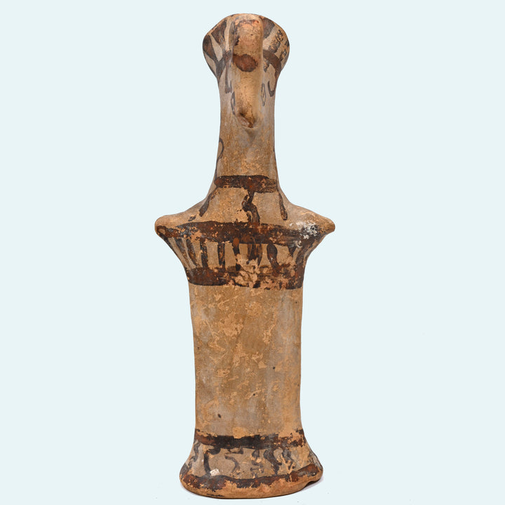 Greek Boeotian Terracotta Papades Plank Idol