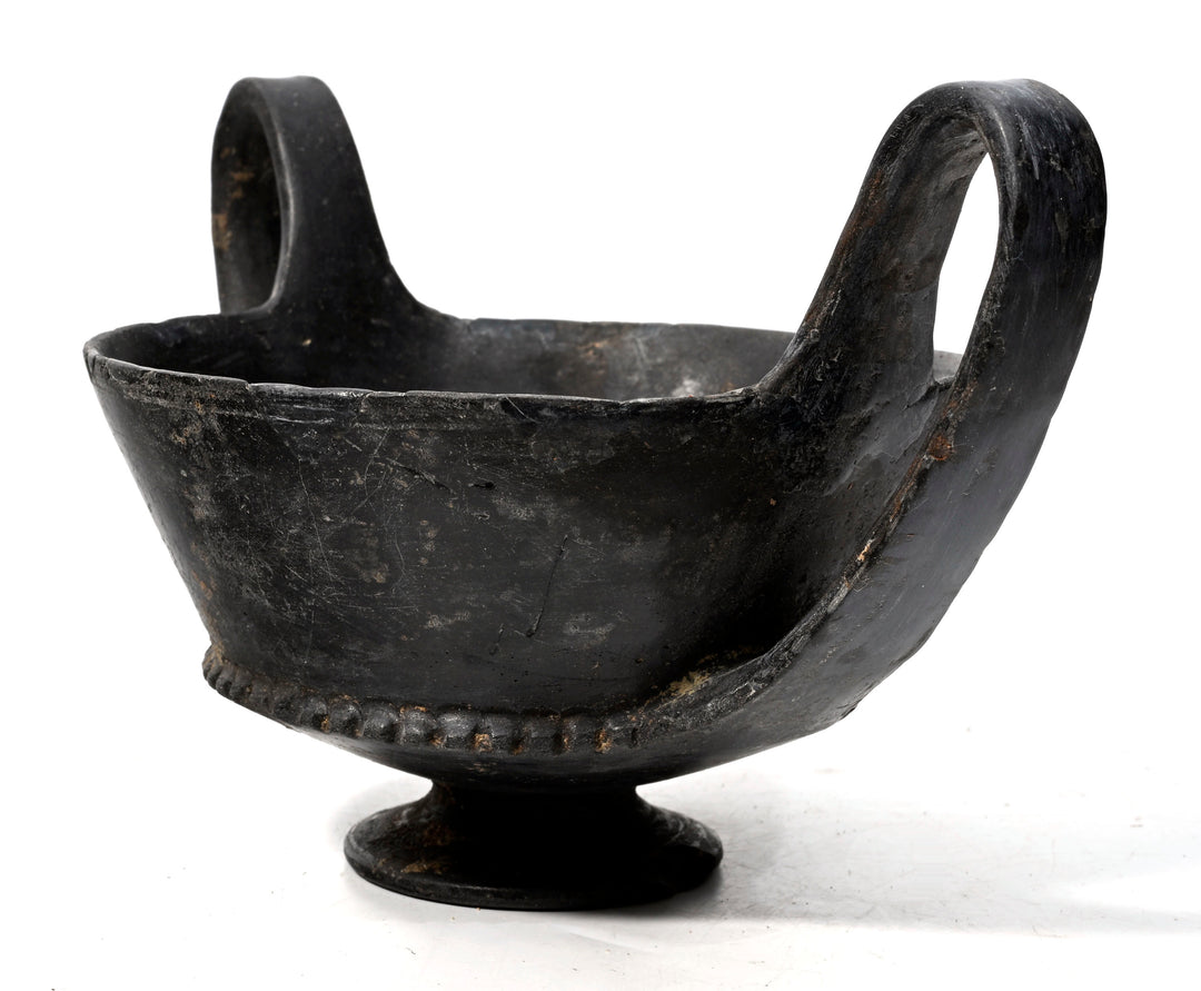 Etruscan Bucchero Kantharos