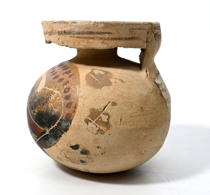 Greek Corinthian Pottery Perfume/Oil Flask Aryballos