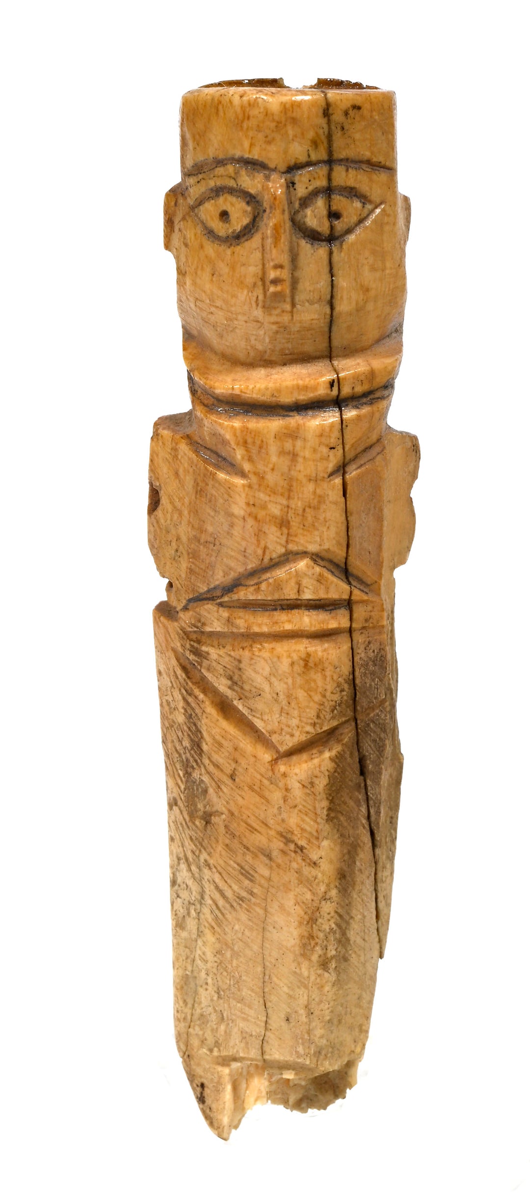 Coptic Carved Bone Figure of a Standing Figure