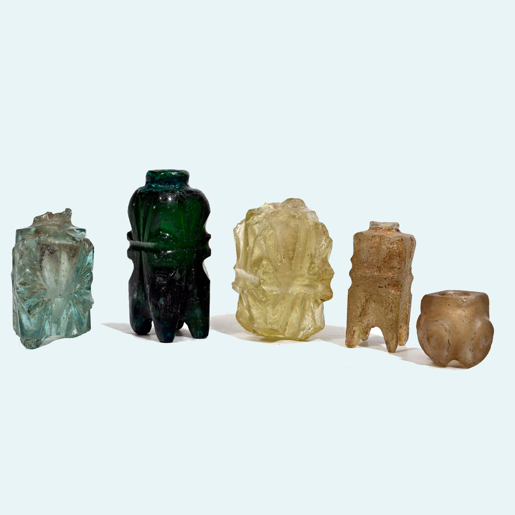 Islamic Glass Molar Flasks (5)