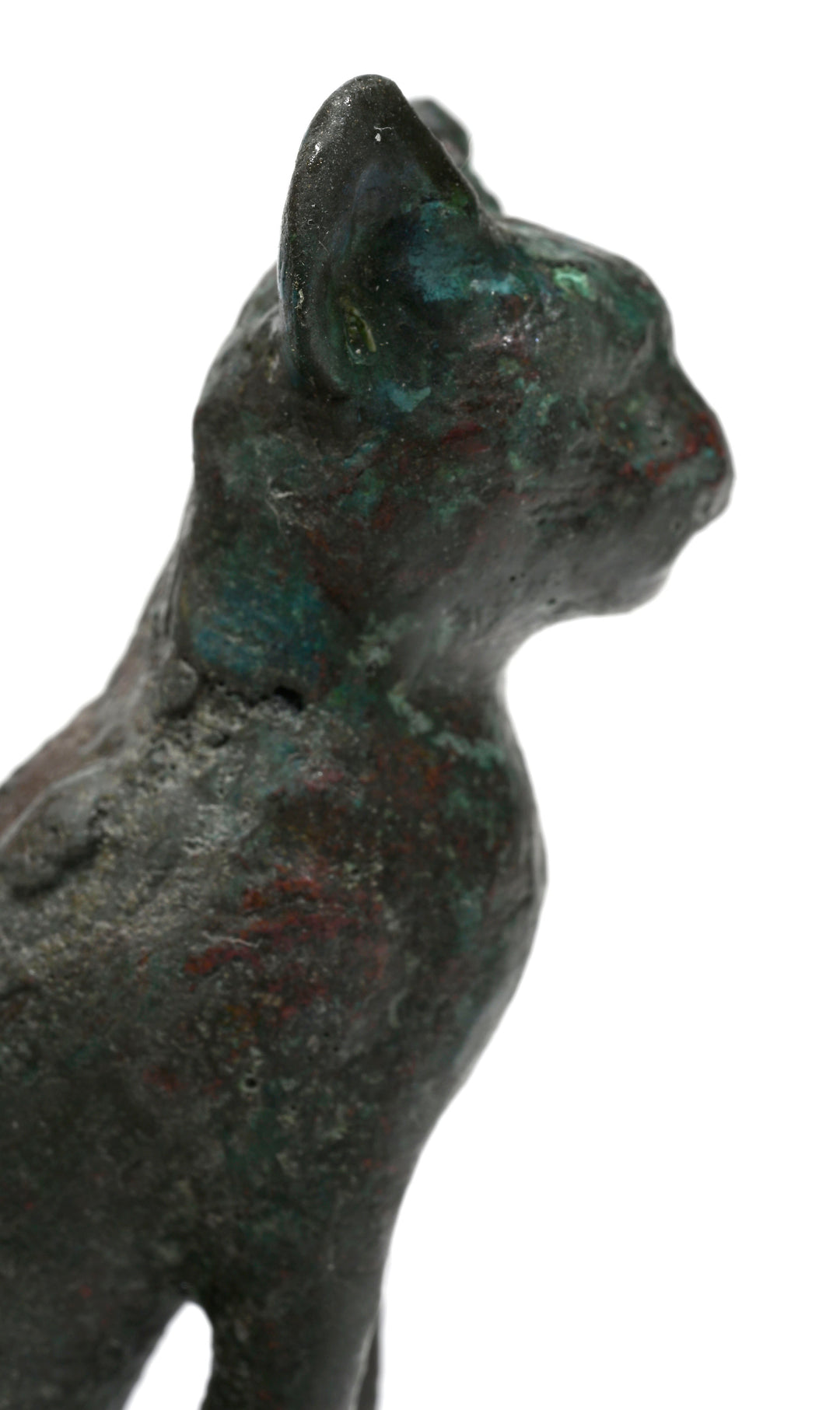 Egyptian Bronze Seated Cat