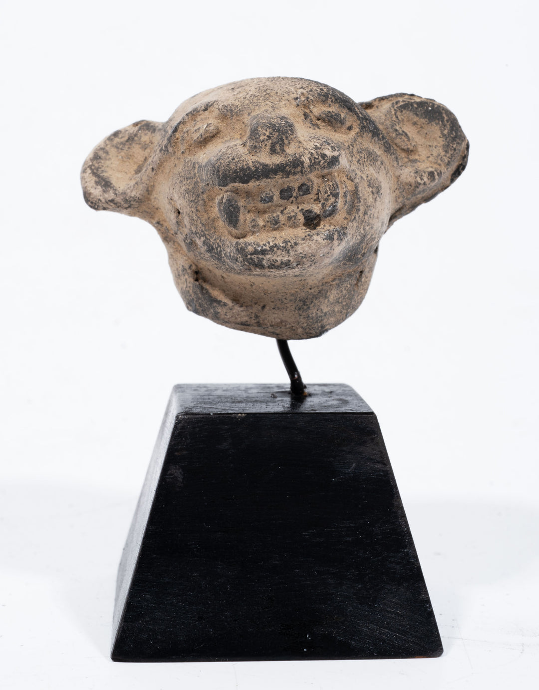 Pre-Columbian Pottery Jaguar Head