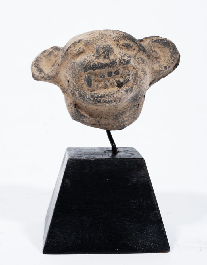 Pre-Columbian Pottery Jaguar Head