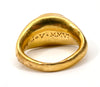 Ancient Carnelian Intaglio of Winged Victory (Victoria/Nike) Set in a 22K Gold Ring