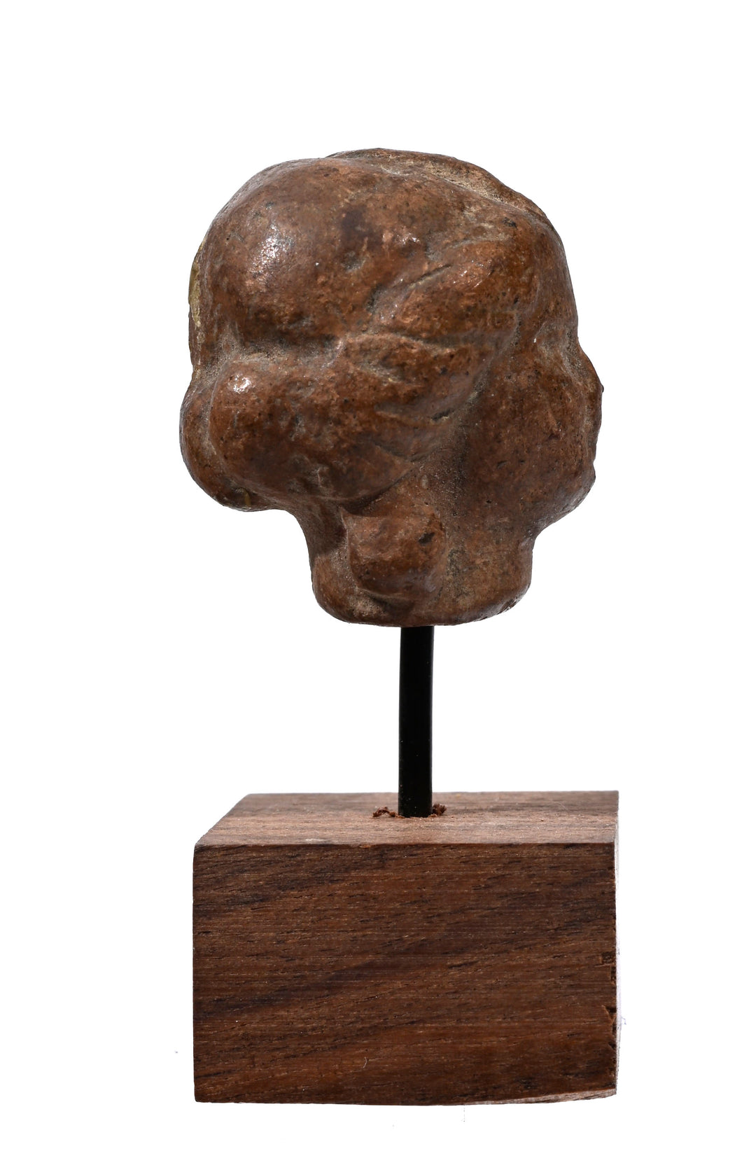 Greek Terracotta Tanagra Female Head