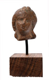 Greek Terracotta Tanagra Female Head