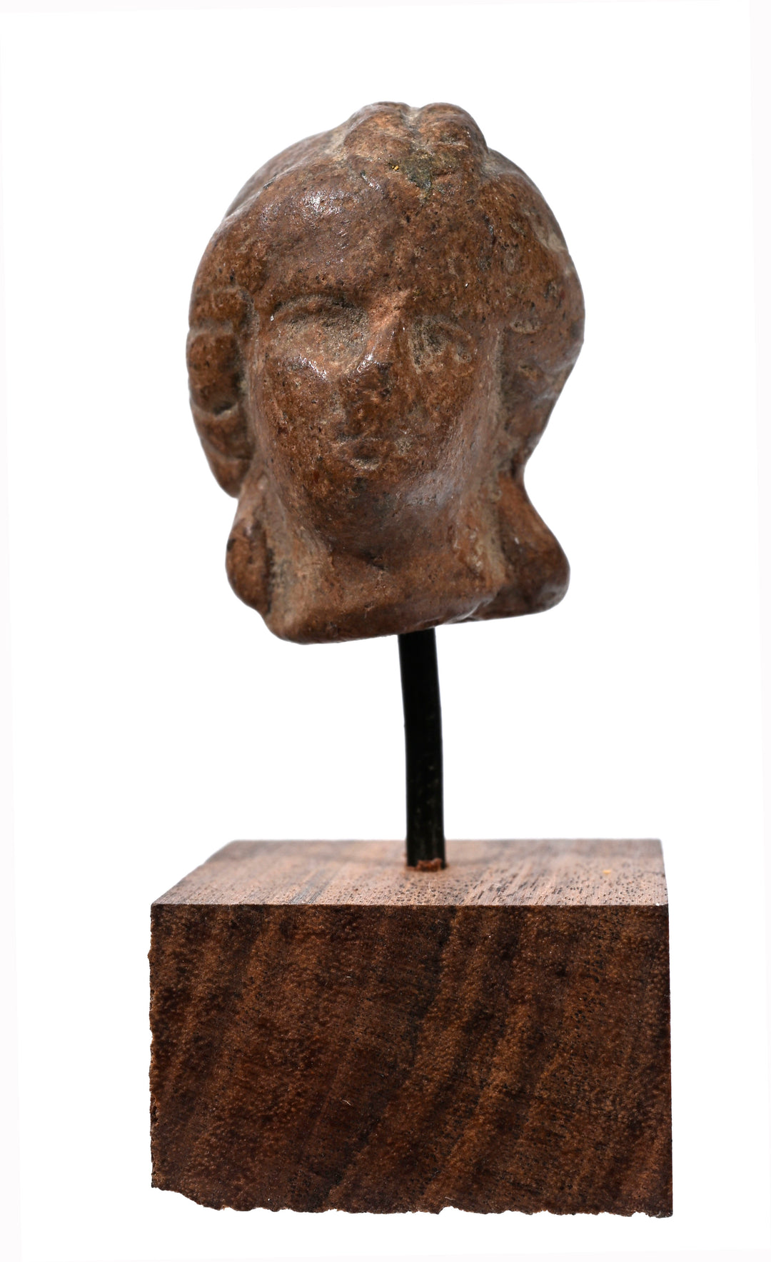 Greek Terracotta Tanagra Female Head