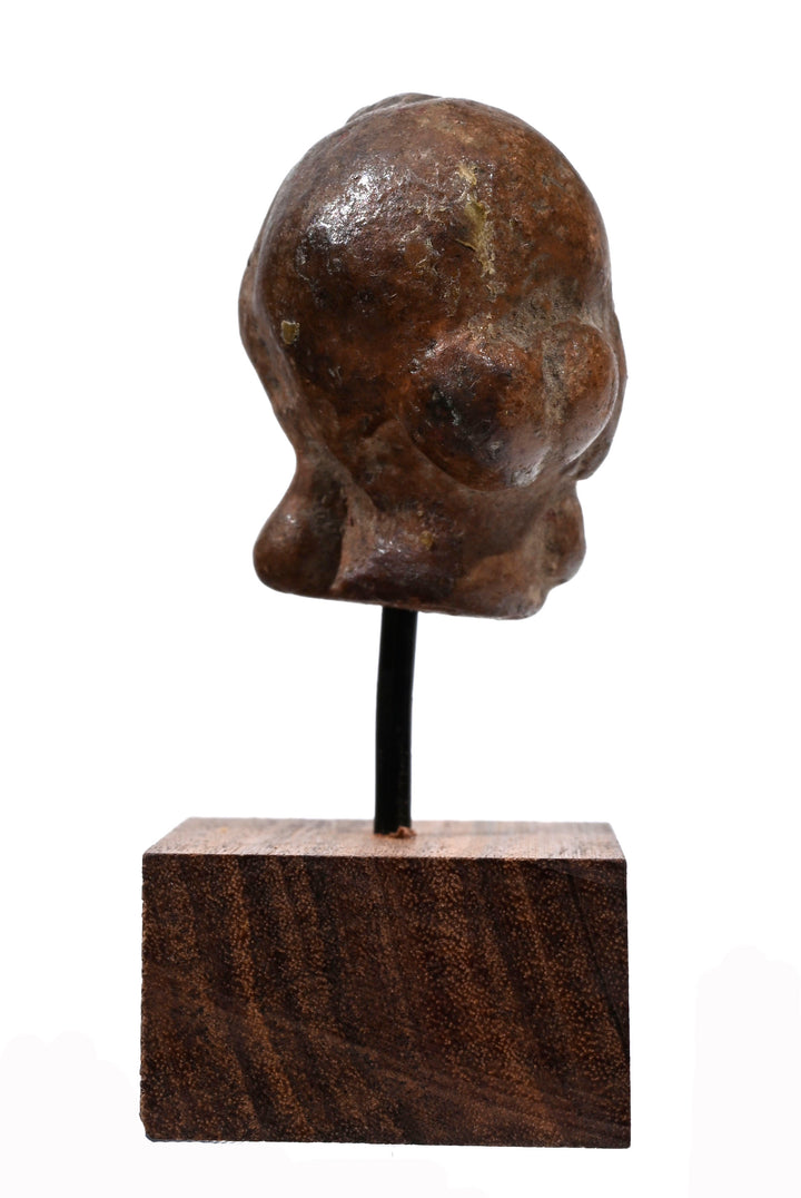 Greek Terracotta Tanagra Female Head