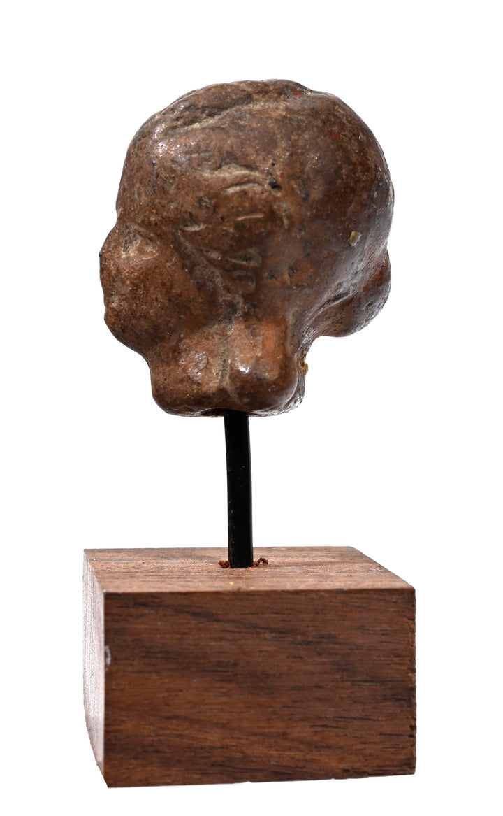 Greek Terracotta Tanagra Female Head