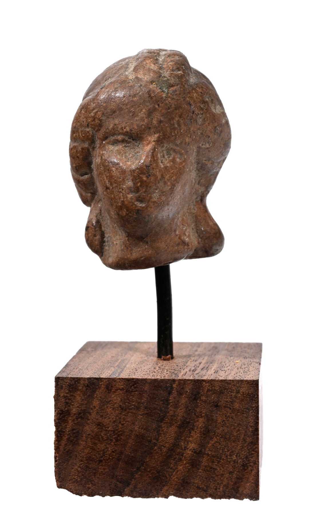 Greek Terracotta Tanagra Female Head