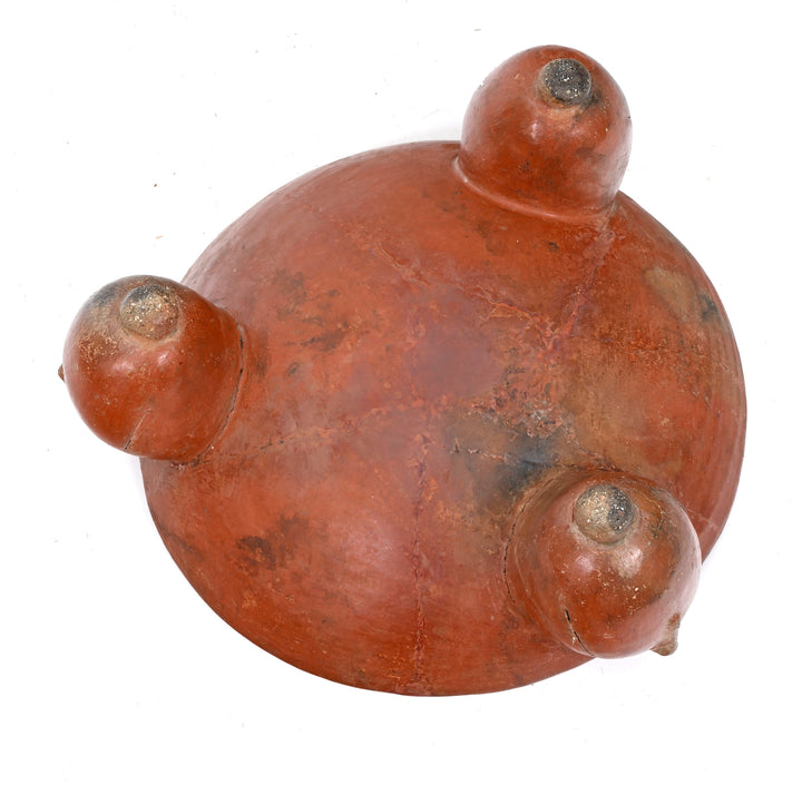 Chupícuaro Red and Tan Mammiform Tripod Bowl