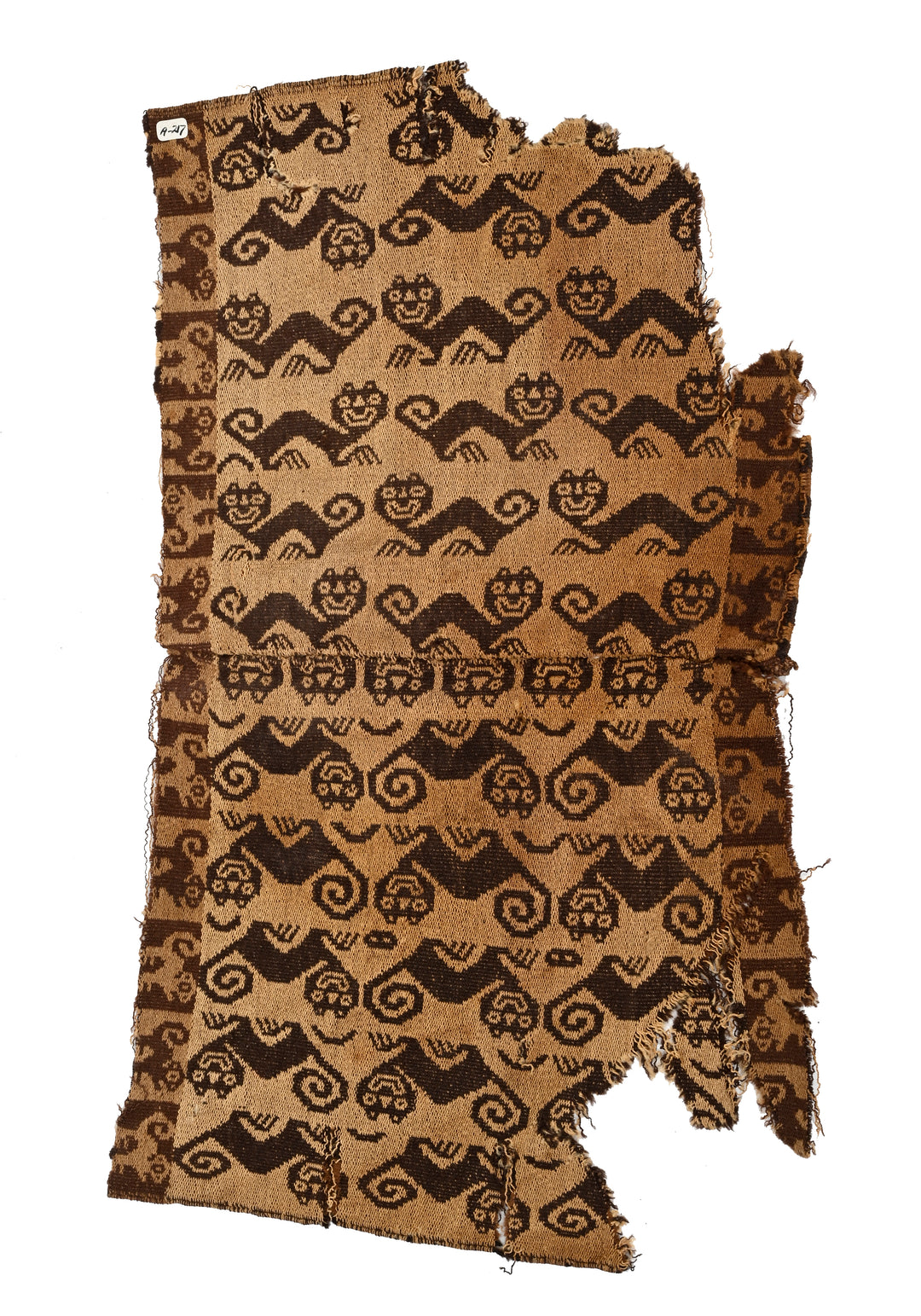 Chimu  Woven Textile Panel with Cats
