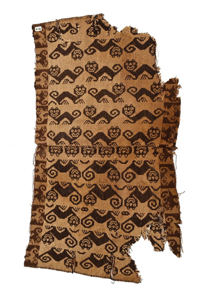 Chimu  Woven Textile Panel with Cats