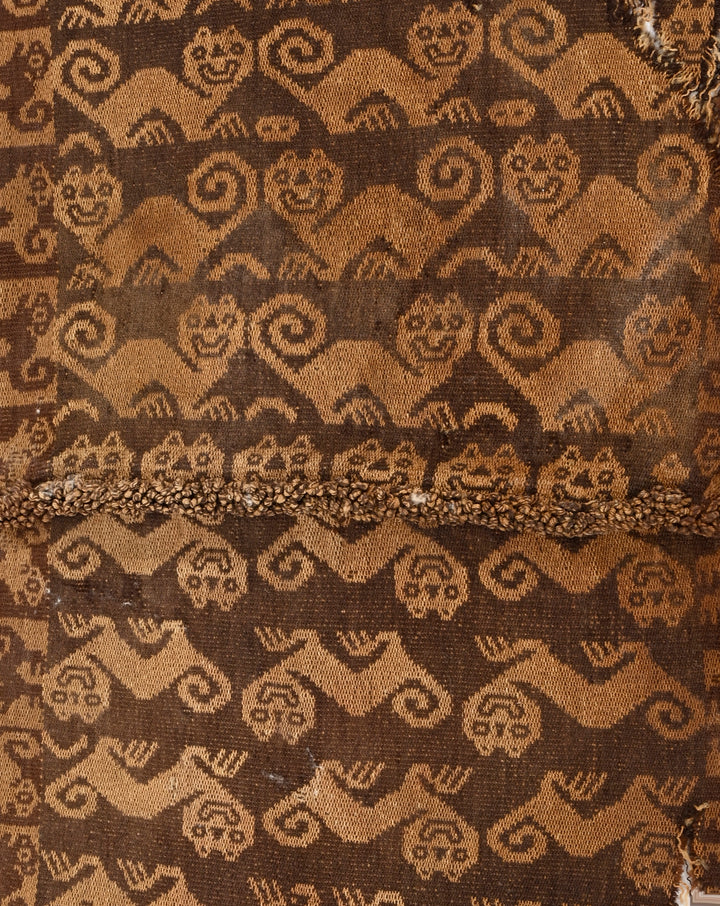 Chimu  Woven Textile Panel with Cats