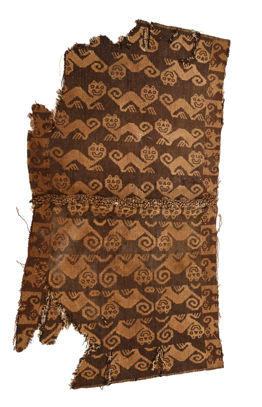Chimu  Woven Textile Panel with Cats