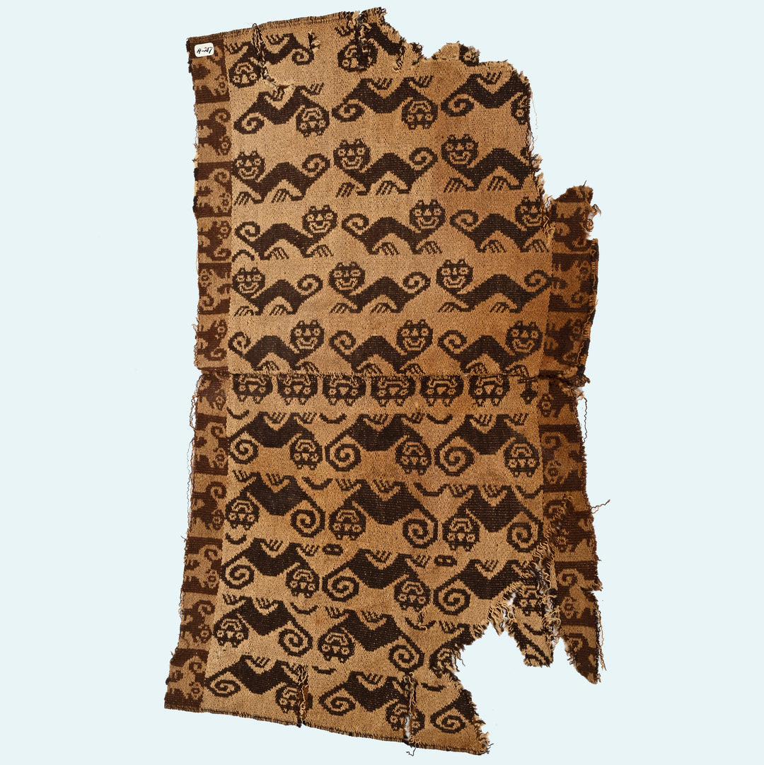 Chimu  Woven Textile Panel with Cats